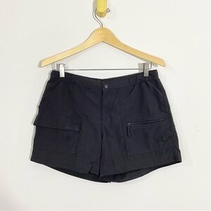 The North Face Dark Gray Nylon Mid Rise Shorts